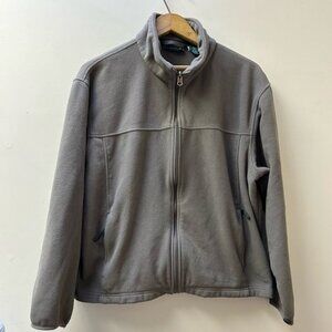 L.L Bean Fleece Zip Up Sweater Medium